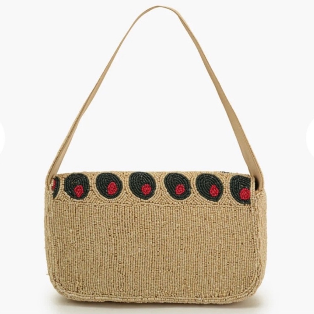 Viral Olive Beaded Shoulder Bag America & Beyond - Picture 2 of 2
